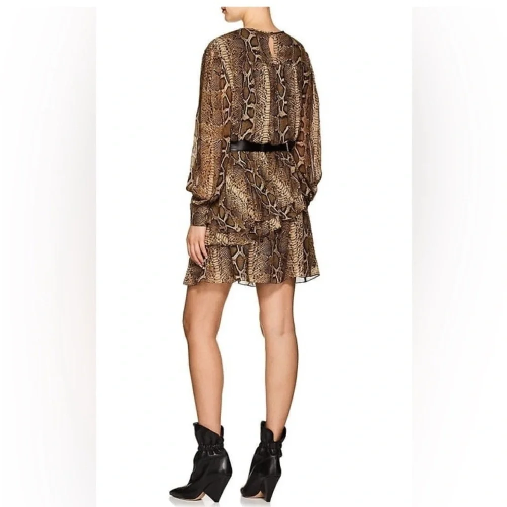 Isabel Marant Python ruffle dress NWOT - Picture 4 of 14